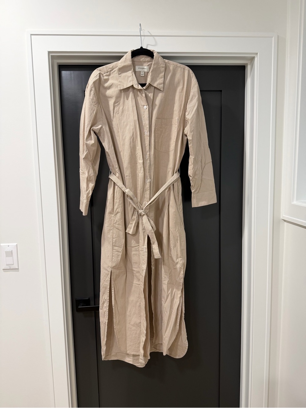 Banana Republic Poplin Maxi Shirt Dress